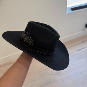 Custom Black Cowgirl Hat